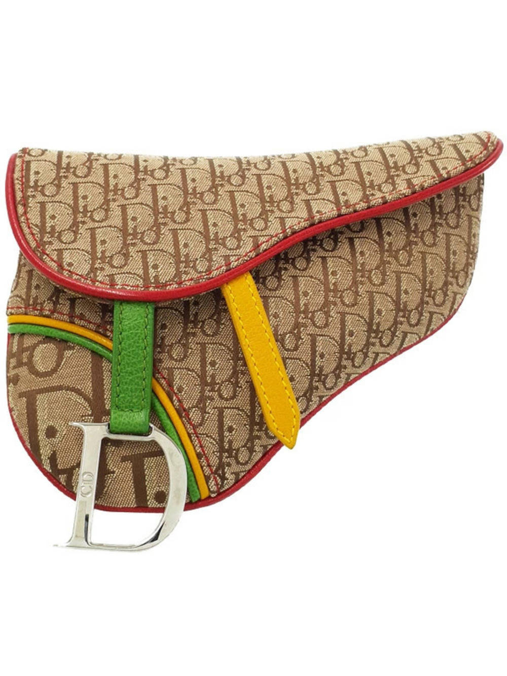 Christian Dior Rasta Waist Pouch Clutch Body Bag